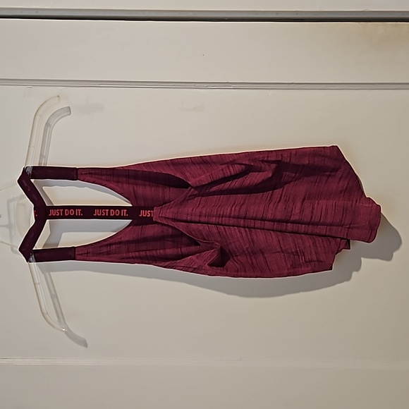 Nike Elastika Magenta T-strap Dri Fit Tank Top Size Small - Picture 4 of 5